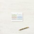 Organiseur quotidien - Teintes assourdies