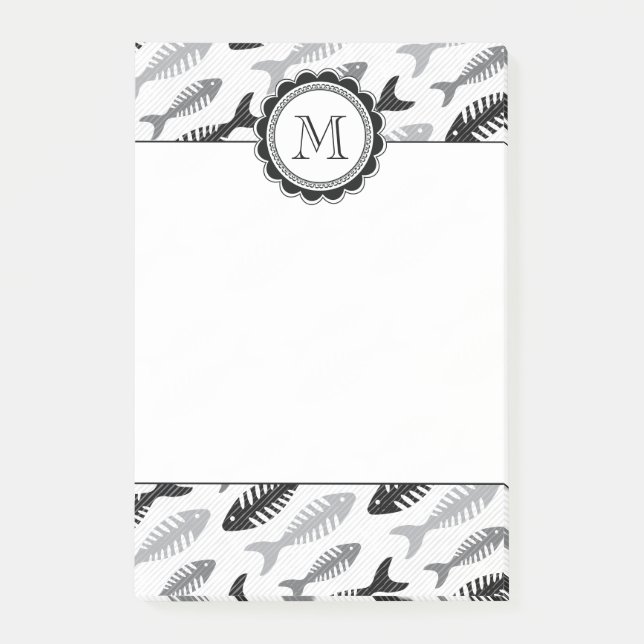 Post-it® Os de poissons - fruits de mer sur le menu (Devant)