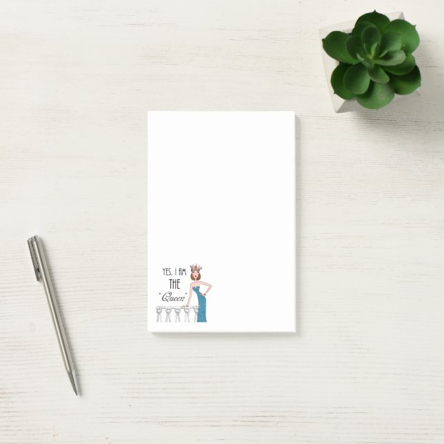 Post-it® Oui, je suis la "reine" Post-it Notes (Bureau)