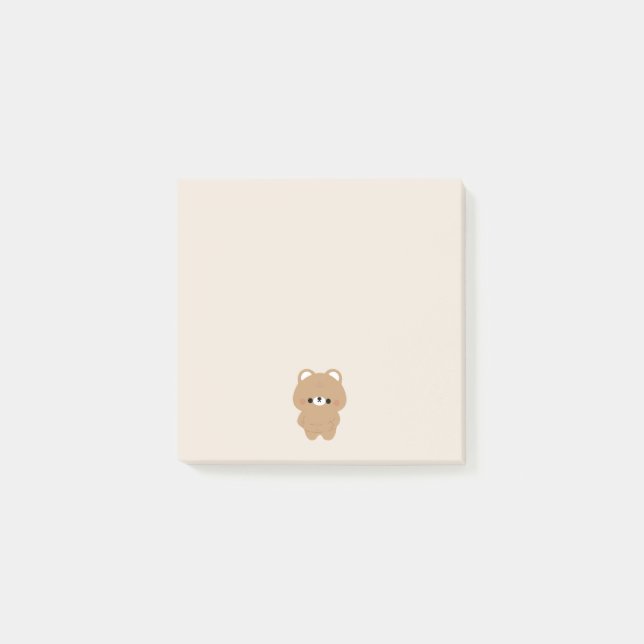 Post-it® Ours Brown Chonky (Devant)