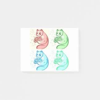 Post-it® Ours Panda Art Pop Joueur