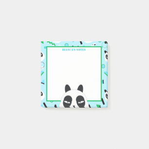 Post-it® Ours panda bleu Peekaboo