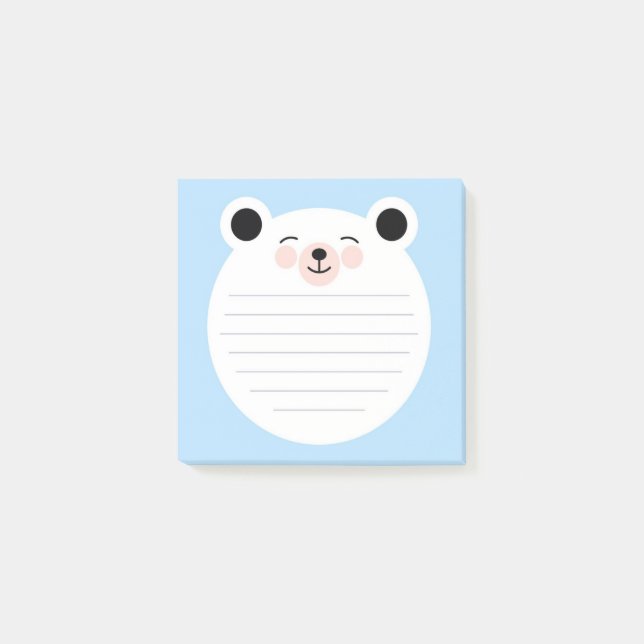 Post-it® Ours polaire mou (Devant)