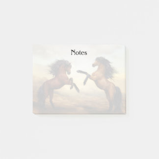 Post-it® paire de chevaux sauvages