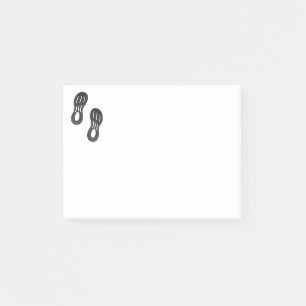 Post-it® Paire d'impression sportive de chaussures