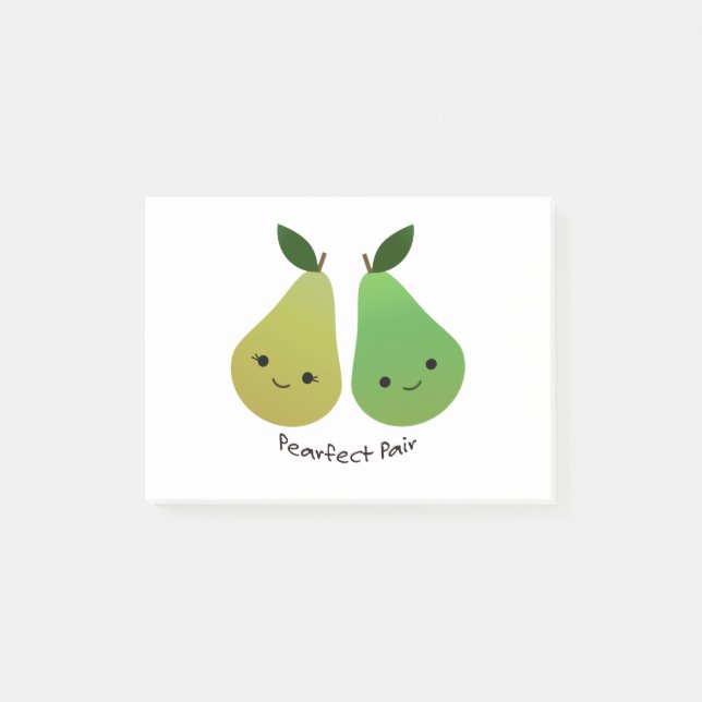 Post-it® Paires de paires de perles mignonnes et amusantes (Devant)