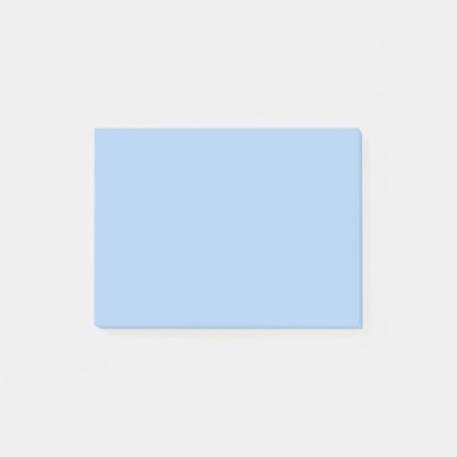 Post-it® Pale Cornflower bleu couleur solide (Devant)