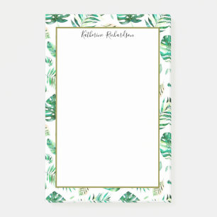 Post-it® Palmettes tropicales d'été personnalisées