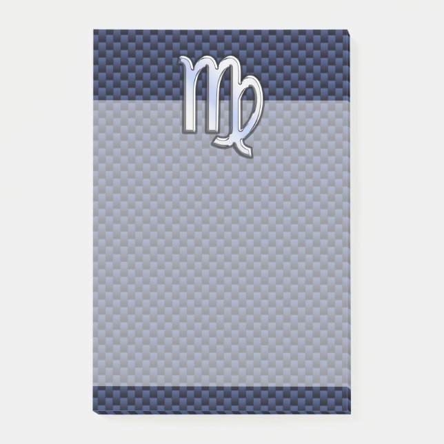Post-it® Panneau Virgo Zodiac couleur carbone bleu marine (Devant)