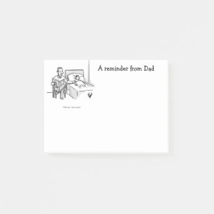 Post-it® Papa de l'Humour du père drôle