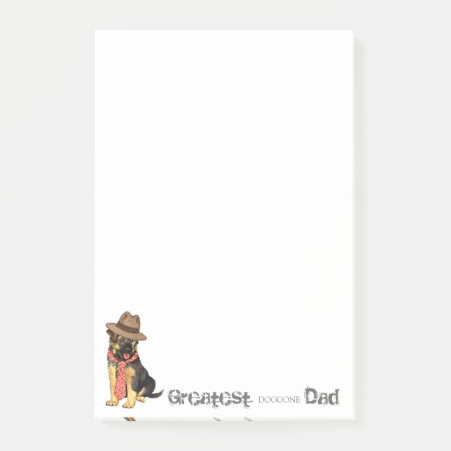 Post-it® Papa GSD (Devant)