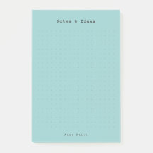 Papeterie rétro minimaliste turquoise personnalisé