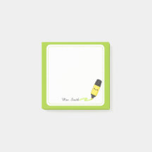 Papier adhésif personnalisé pour enseignant Kawaii