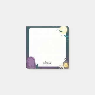 Post-it® Papier autocollant Halloween Cimetière Effrayant &