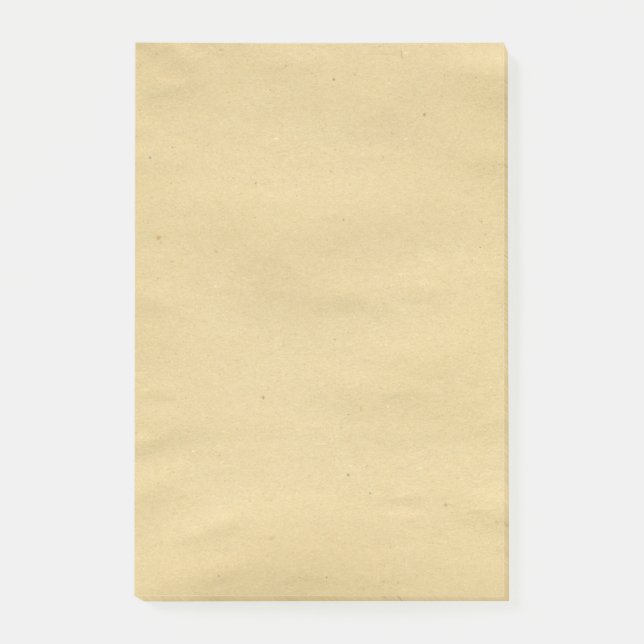 Post-it® Papier blanc Brown antique (Devant)