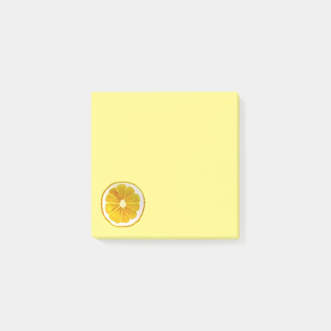 Post-it® Papier d'art en tranches de citron mignon (Devant)