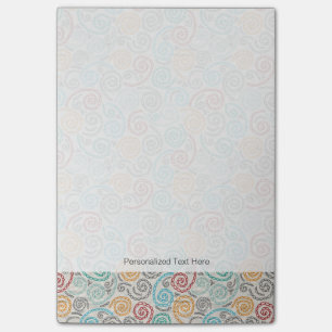 Post-it® Papier fripé par fantaisie de broderie