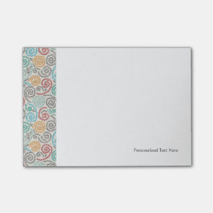 Post-it® Papier fripé par fantaisie de broderie