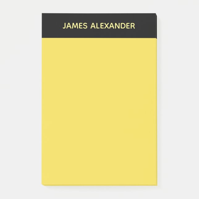 Post-it® Papier jaune juridique de mandataire (Devant)