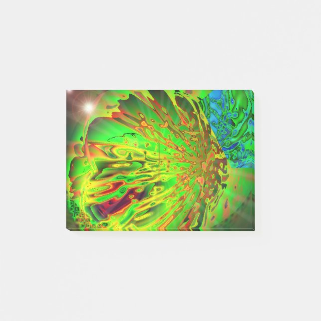 Post-it® Papier note éclaboussure d'acide (Devant)