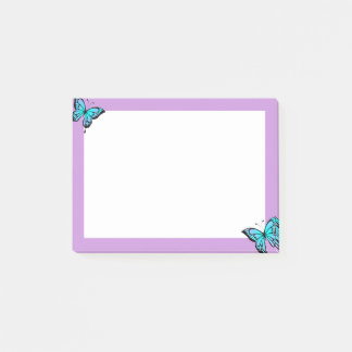 Post-it® Papier-notes adhésif papillon &violet 