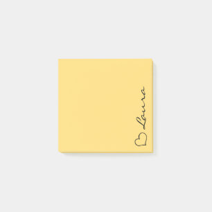 Post-it® Papier notes adhésifs personnalisés avec votre nom