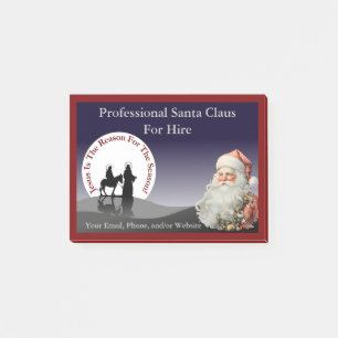 Post-it® Papier-notes de Noël avec le Père Noël
