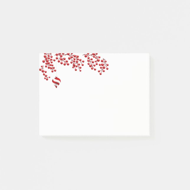 Post-it® Papier notes de vacances de Noël (Devant)