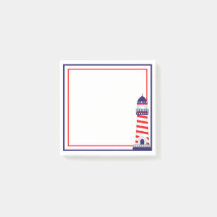Post-it® Papier-notes drapeau américain phare Rouge Blanc B