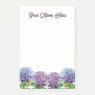 Post-it® Papier notes floraux personnalisés pour des cadeau