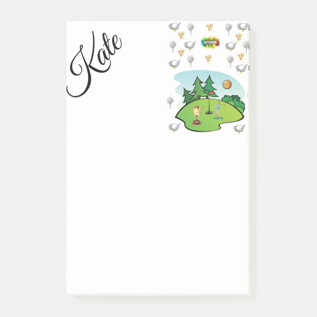 Post-it® Papier-notes Golf (Devant)