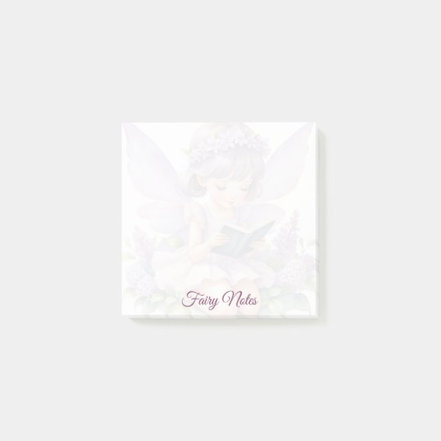 Post-it® Papier-notes personnalisés Reading Fairy Pastel (Devant)