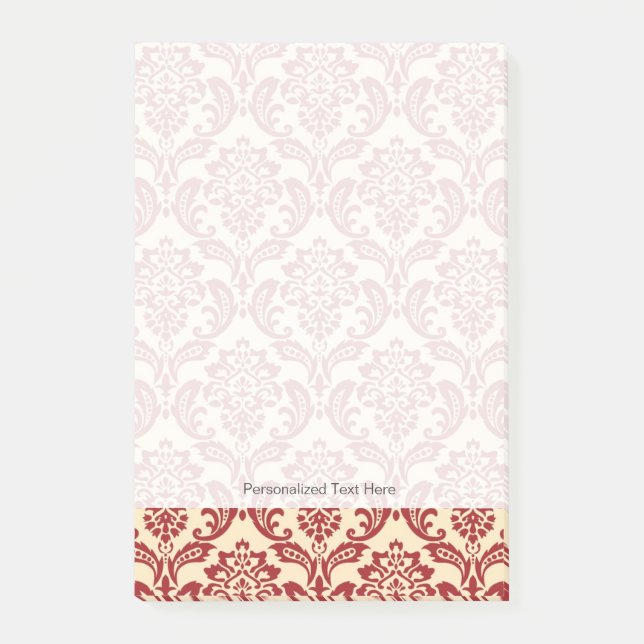 Post-it® Papier peint à motifs Damas (Devant)