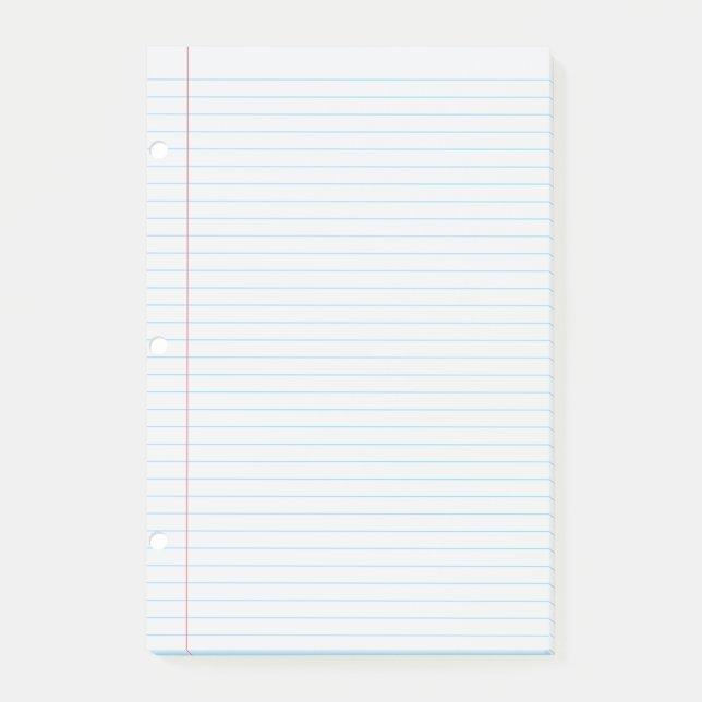 Post-it® Papier rayé (Devant)