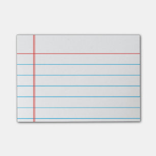 Post-it® Papier rayé personnalisable personnalisé de carnet
