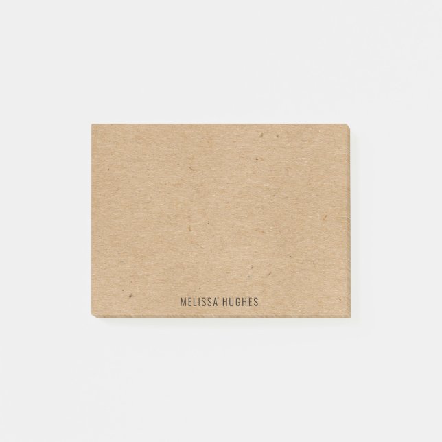 Post-it® Papier russe Kraft Chic Personnalisé (Devant)