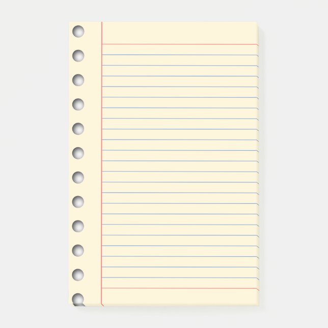 Post-it® Papier Vintage (Devant)