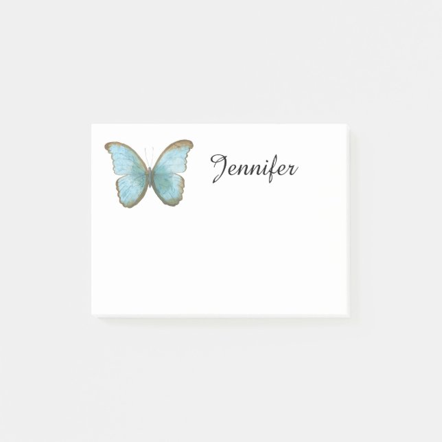 Post-it® Papillon bleu (Devant)
