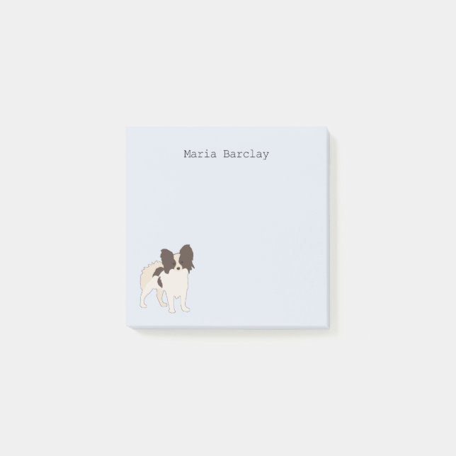 Post-it® Papillon Cartoon Dog Post-it Notes (Devant)