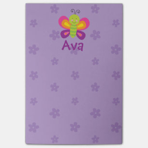 Post-it® Papillon coloré Notes postales personnalisées