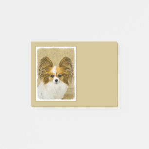 Post-it® Papillon (Hound Tri) Peinture - Art Chien original
