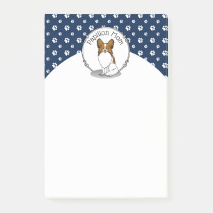 Post-it® Papillon Maman Pap Maman (blanc & sable) Mignonne 