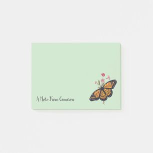 Post-it® Papillon Monarque vintage Orange Green Wildlife