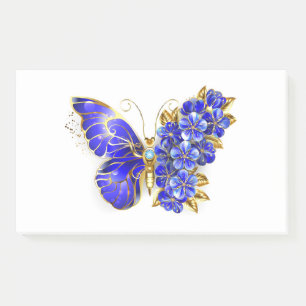 Post-it® Papillon Saphir Fleur