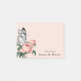 Post-it® Papillon vintage Roses roses roses roses roses bla