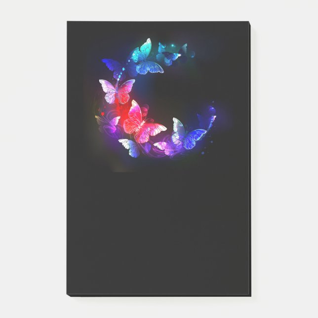 Post-it® Papillons de nuit Neon brillants sur arrière - pla (Devant)