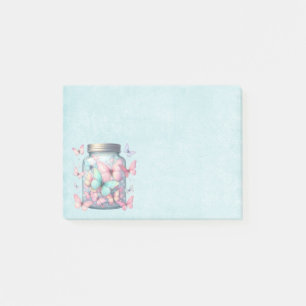 Post-it® Papillons Fantaisistes dans un Pot