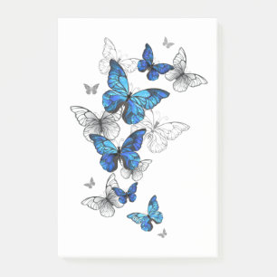 Post-it® Papillons volants bleus Morpho