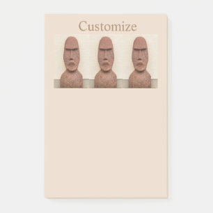 Post-it® Pâques Île Moai Head Thunder Cove