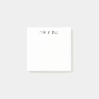Post-it® Par Dernier E-mail Post-It 3x3